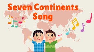 🎶The 7 Continents of the World Song 🎶  🌎 A Fun Learning Song [upl. by Ainitsirhc]