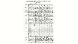 Elgar Pomp and Circumstance Military Marches Op 39 with Score [upl. by Ermin]