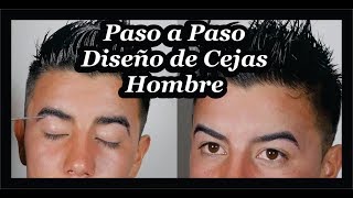 como depilar cejas hombre paso a paso [upl. by Solegnave861]