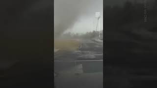 Tornado Rips Through High School in Arkansas [upl. by Jary619]