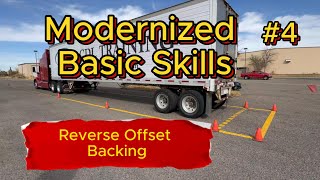 Modernized Basic skill 4 Reverse Offset backing [upl. by Ingvar]