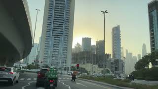 Tecom to JLT  DUBAI 4K drive [upl. by Nujra442]