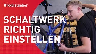 FahrradSchaltung perfekt einstellen  MTB [upl. by Gora]