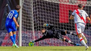 Dimitrievski analiza el 30 ante el Getafe CF en Vallecas [upl. by Hpeseoj]