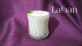 Laban recipe  লাবান রেসিপি  How to make Laban at home  Easy summertime drinks [upl. by Leinad402]