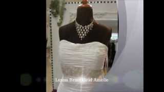 Brautkleid  Amelie  Meerjungfrauenschnitt  weiß  Hochzeitskleid bei Lavie Brautmode in Bochum [upl. by Airdua]