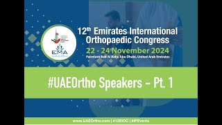 Featured UAEOrtho 2024 Speakers  part 1 [upl. by Tudor]