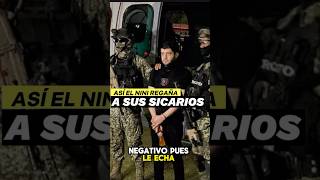 ASÍ EL “NINI” JEFE DE SEGURIDAD DE LOS CHAPITOS REGAÑA A SICARI0S🇲🇽☠️shorts mexico narcos [upl. by Ahsimin]