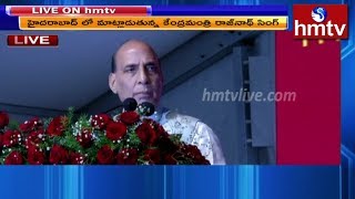 Rajnath Singh Speaks to Media  BDL Stamp Releases by Rajnath Singh hmtv [upl. by Imojean]