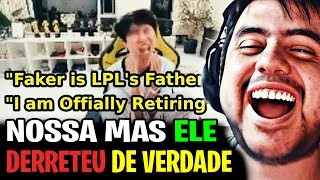 🚨 O DOINB TILTOU PORQUE O FAKER GANHOU DE NOVO TOCKERS REAGE E COMENTA [upl. by Berget]