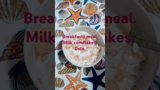 Milk date Corn flakes breakfasts subscribe please [upl. by Mendive]