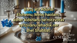 Bendición del Shabbat Cantada con Letra [upl. by Shep562]