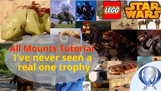 Ive never seen a real one trophy  Tutorial  LEGO Star Wars The Skywalker SagaRide all mounts [upl. by Sarchet]