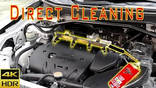 Fuel Injection cleaning in less THAN 5 MINUTEHOW TO clean injection Directly without disassembling [upl. by Marka]