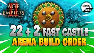 AOE2 Arena Best Build Order for a Gurjaras Fast Castle [upl. by Essyle197]