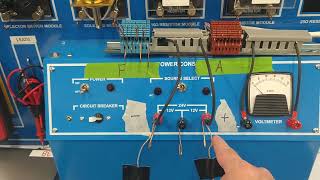 Amatrol T7017 AC  DC Electrical Systems Trainer Identify Polarity [upl. by Marlie]