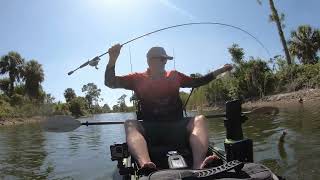 Memorial Day Weekend fishing Cape Coral Florida Kayak Bass Fishing [upl. by Pasia]