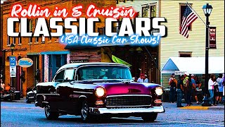 USA CLASSIC CAR SHOWS Muscle Cars Hot Rods Street Rods Street Machines Custom Hot Rods [upl. by Tatianna698]