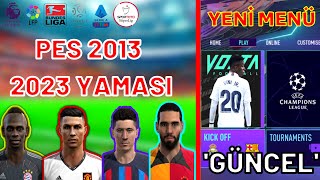 PES 2013 2023 YAMASITransferlerStadyumlarFormalar [upl. by Backler]