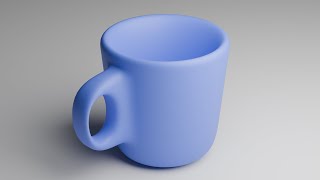 How to model coffee cup in Blender  Blender Modeling Tutorial  Blender 42 Tutorial [upl. by Siclari636]