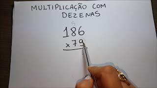 MULTIPLICAÇÃO COM DOIS NÚMEROS FÁCIL DE ENTENDER [upl. by Gatian]