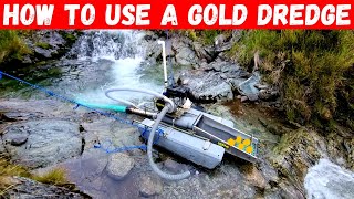 How to set up a gold dredge for beginners Gold dredging New Zealand [upl. by Castillo930]