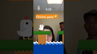 Chicken game gone wrong 🤣 Introducing Tiktok challenge to friends shorts [upl. by Ayama]