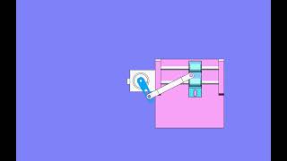 Long Stroke Reciprocating Mechanism With Motor Rotation Connecting Lever [upl. by Barbabra]