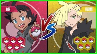 Pokemon Battle Pedia Goh Vs Gladion [upl. by Zertnom930]