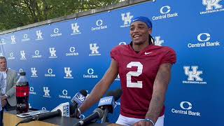 Kentucky Wildcats QB Gavin Wimsatt and OL Marques Cox  910 Practice [upl. by Oek]