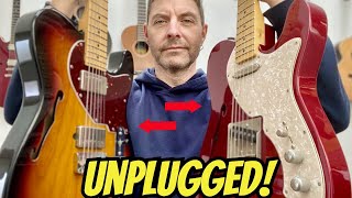 Suhr vs Maybach The Ultimate Thinline Showdown Telecasters UNPLUGGED [upl. by Semela]