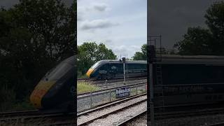 GWR class 802 leaving Totnes covered in Graffiti on the London Paddington 802 107 IET Hitachi train [upl. by Polito614]