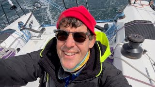 How I reef the mainsail going downwind solo [upl. by Imre]