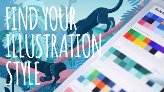 ILLUSTRATION Tutorial COLOR TIPS to help YOU find your own ILLUSTRATION STYLE [upl. by Uwton]