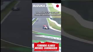 Alonsos crazy overtake on Michael Schumacher 2005 Suzuka [upl. by Gillette466]