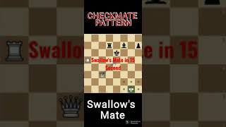 CHECKMATE PATTERN SWALLOWS MATE GUERIDONS MATE EPAULETTE MATE [upl. by Anirazc]