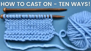 The Essential Guide to Knitting CastOn Methods For Beginners [upl. by Enelhtak]