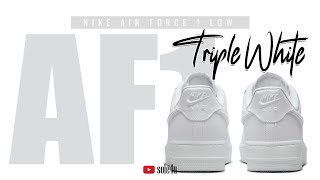 Nike Air Force 1 Low “TRIPLE WHITE”  2025 Details  Release Info [upl. by Ciryl]