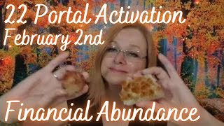 22 portal activation February 2 2024 Financial abundance Citrine Reiki healing 2224 gateway [upl. by Argella]