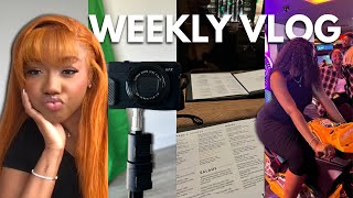 WEEKLY VLOG PRODUCTIVE WEEK AS A CONTENT CREATOR  NEW HAIR  DATE NIGHT [upl. by Kenti807]