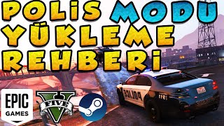 Kolay Kurulum Polis Modu  LSPDFR  Ekim Güncel  Rage Plugin Hook [upl. by Blatt447]