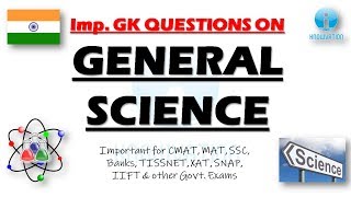 Important Static GK Questions  General Science  CMAT MAT SSC Banks SNAP TISS XAT IIFT [upl. by Goulette]