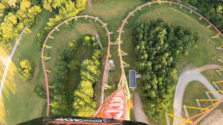 Intimidator 305 WORLD’S MOST INTENSE Roller Coaster 4K POV  Kings Dominion Virginia No Copyright [upl. by Annairb126]