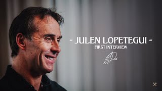 Julen Lopeteguis First Interview As West Ham United Head Coach  Exclusive [upl. by Ayik]