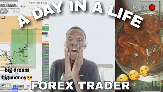 DAY IN A LIFE OF A FOREX TRADER  DISCIPLINE OVER MARKET [upl. by Durkin642]