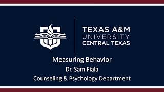 5 Measuring behavior narrated [upl. by Granlund]