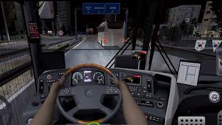 Bus Simulator Ultimate GamePlay  MercedesBenz TOURRIDER PREMIUM Bus Driving at Night [upl. by Nyret716]