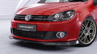 Frontspoiler für VW Golf 6ㅣCSL877ㅣcsrautomotive [upl. by Areehs]