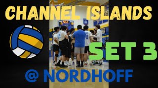 Channel Islands HS at Nordhoff Varsity Set 3 41724 [upl. by Darnok]