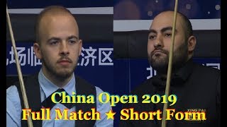 Luca Brecel vs Hossein Vafaei ChO 2019  Full Match ★ Short Form [upl. by Meunier357]